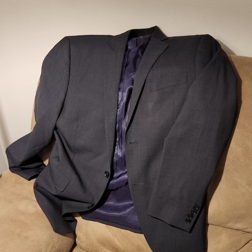 SAKS FIFTH AVENUE Men's Classic Gray Blazer